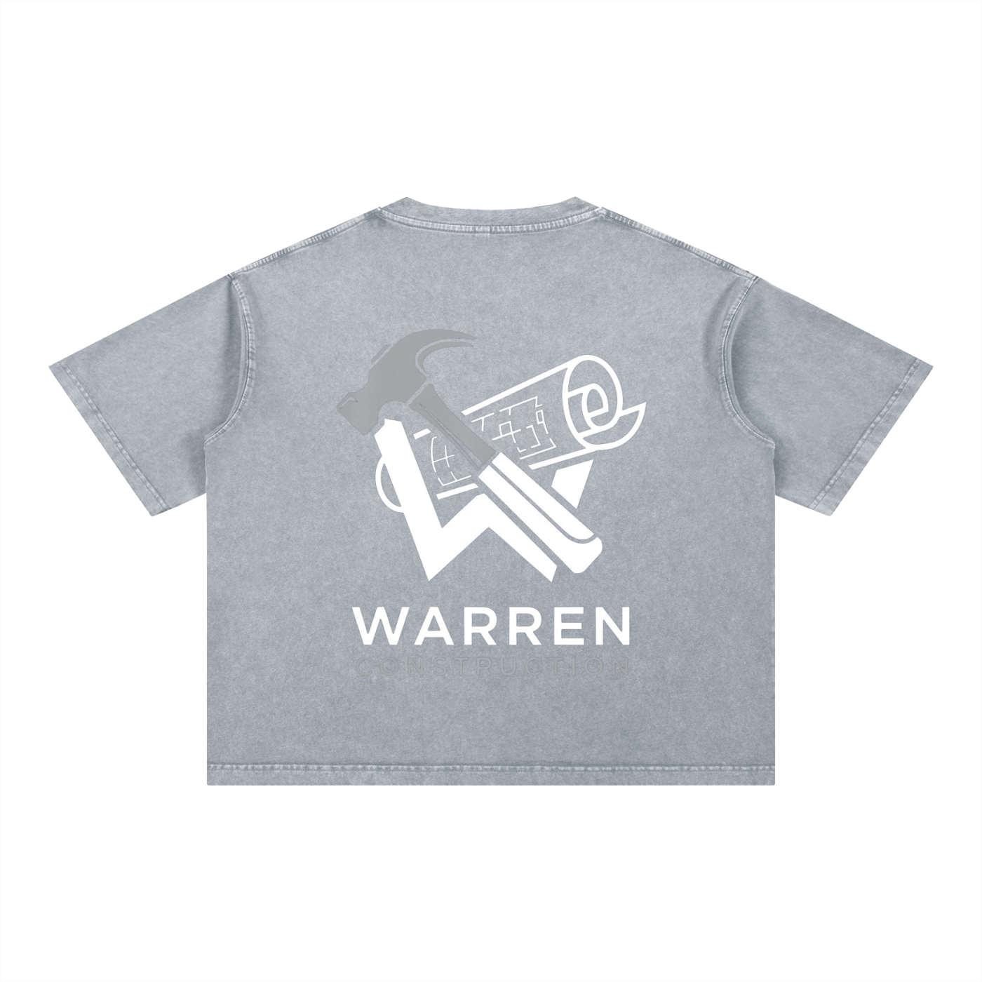 Washed T-Shirt / White logo
