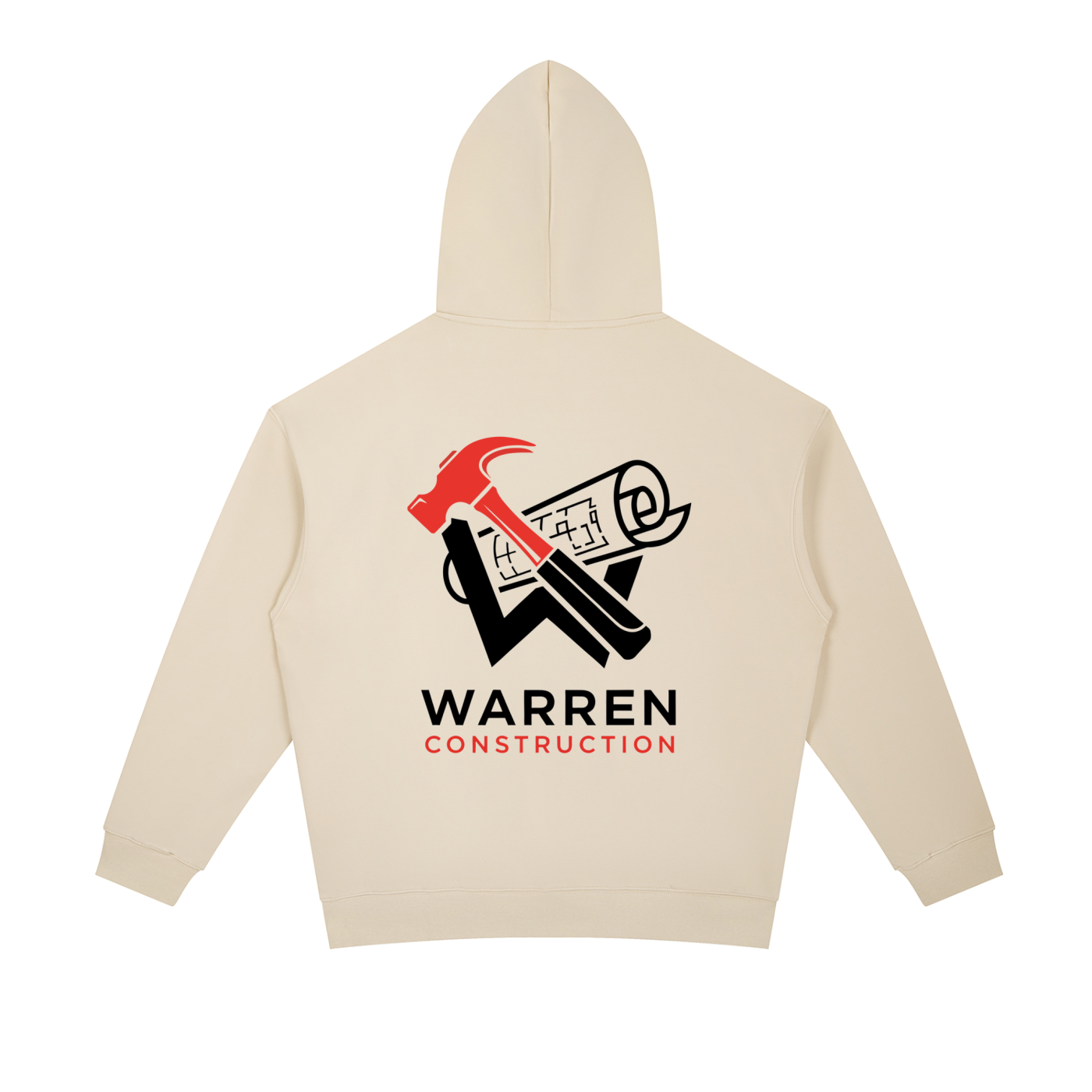 Plus size hoodie / Black logo