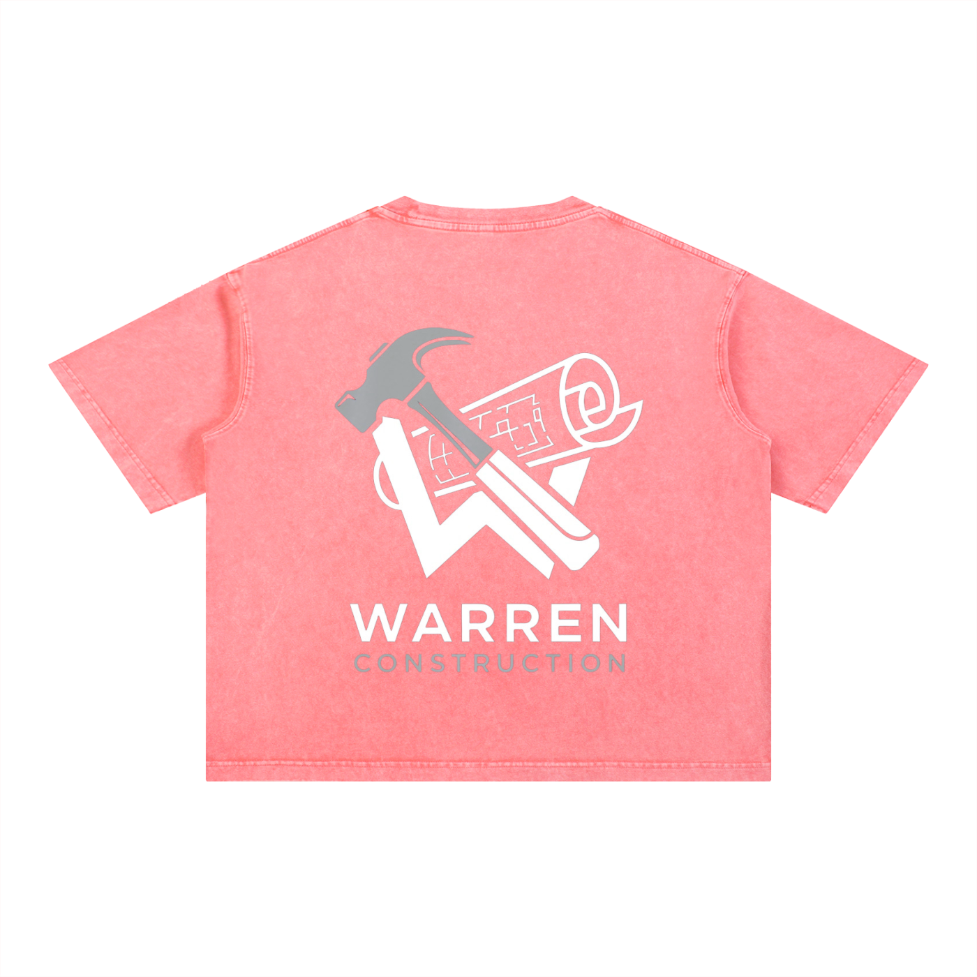 Washed T-Shirt / White logo