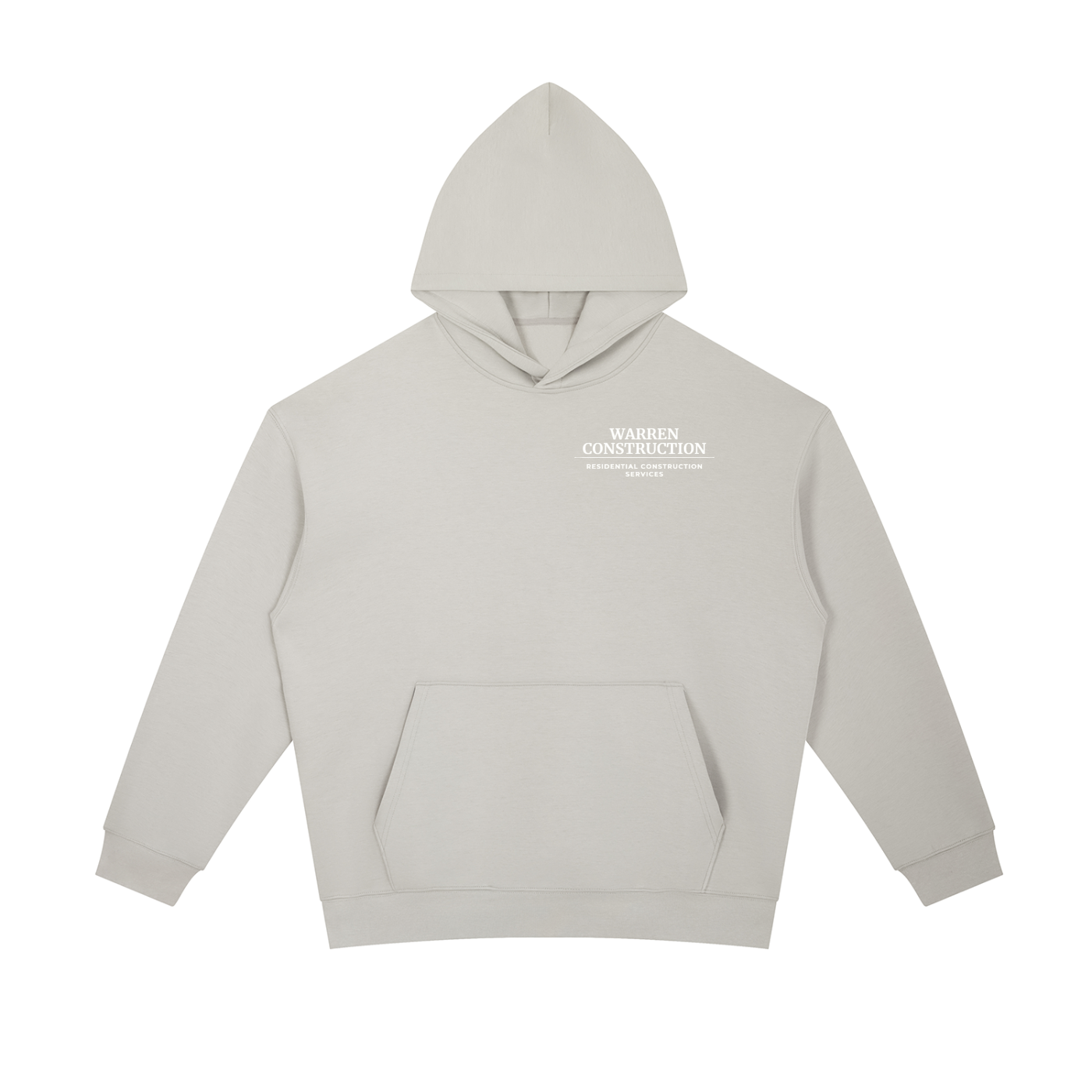 Plus size hoodie / White logo