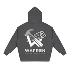 Zip up Hoodie / White logo