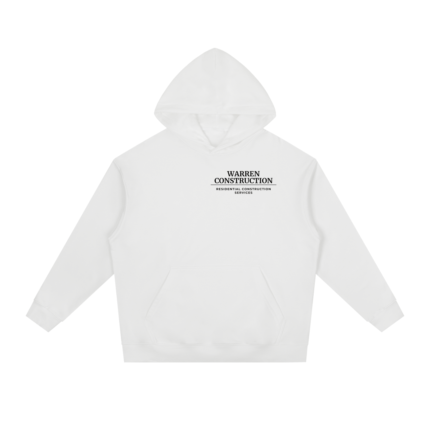 (Plus Size) Heavyweight Hoodie / Black logo