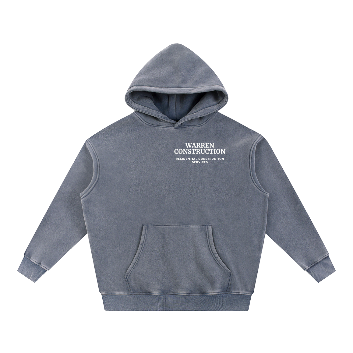 Oversize Hoodie / White logo