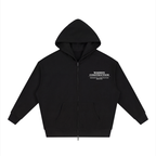 Zip up Hoodie / White logo