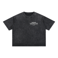 Washed T-Shirt / White logo