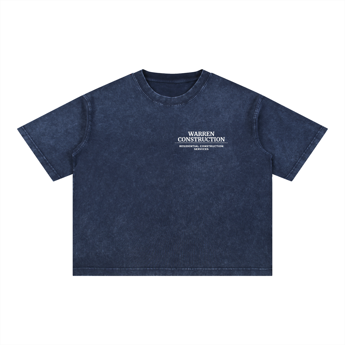 Washed T-Shirt / White logo