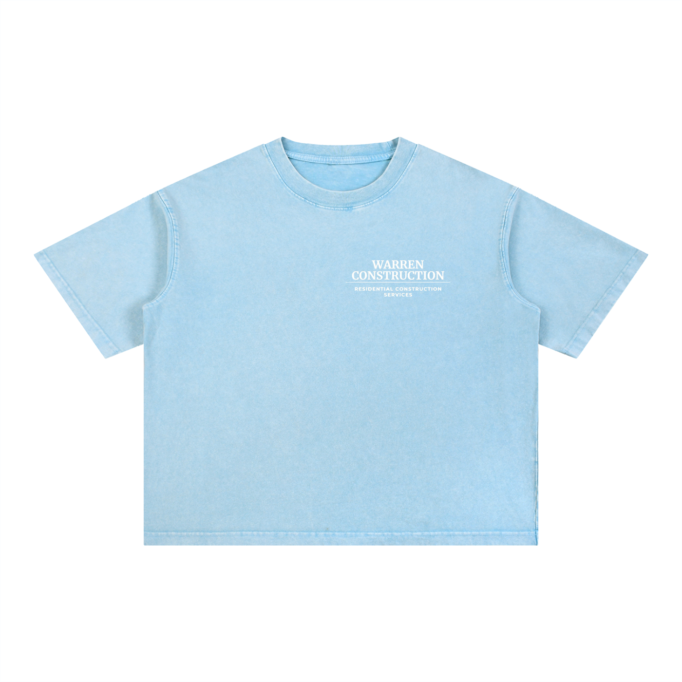 Washed T-Shirt / White logo