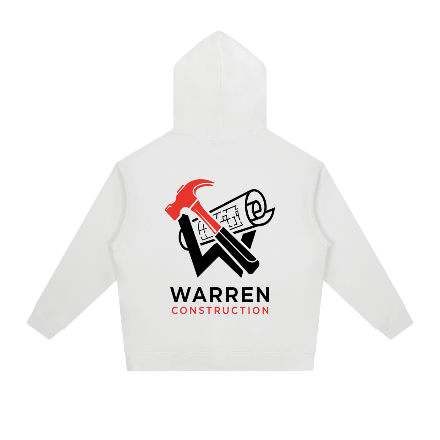 (Plus Size) Heavyweight Hoodie / Black logo