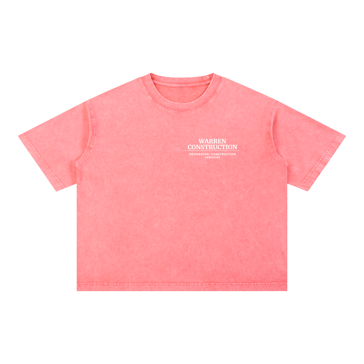 Washed T-Shirt / White logo