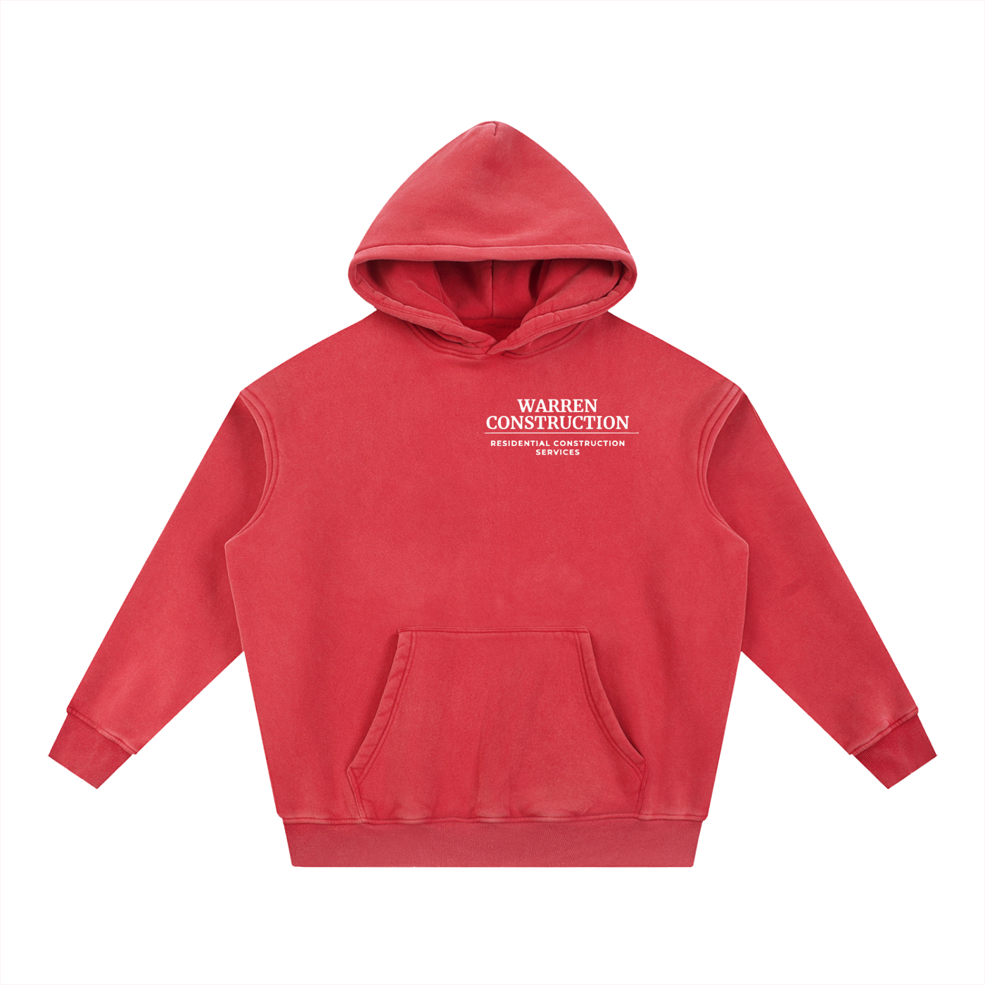 Oversize Hoodie / White logo