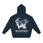 Zip up Hoodie / White logo