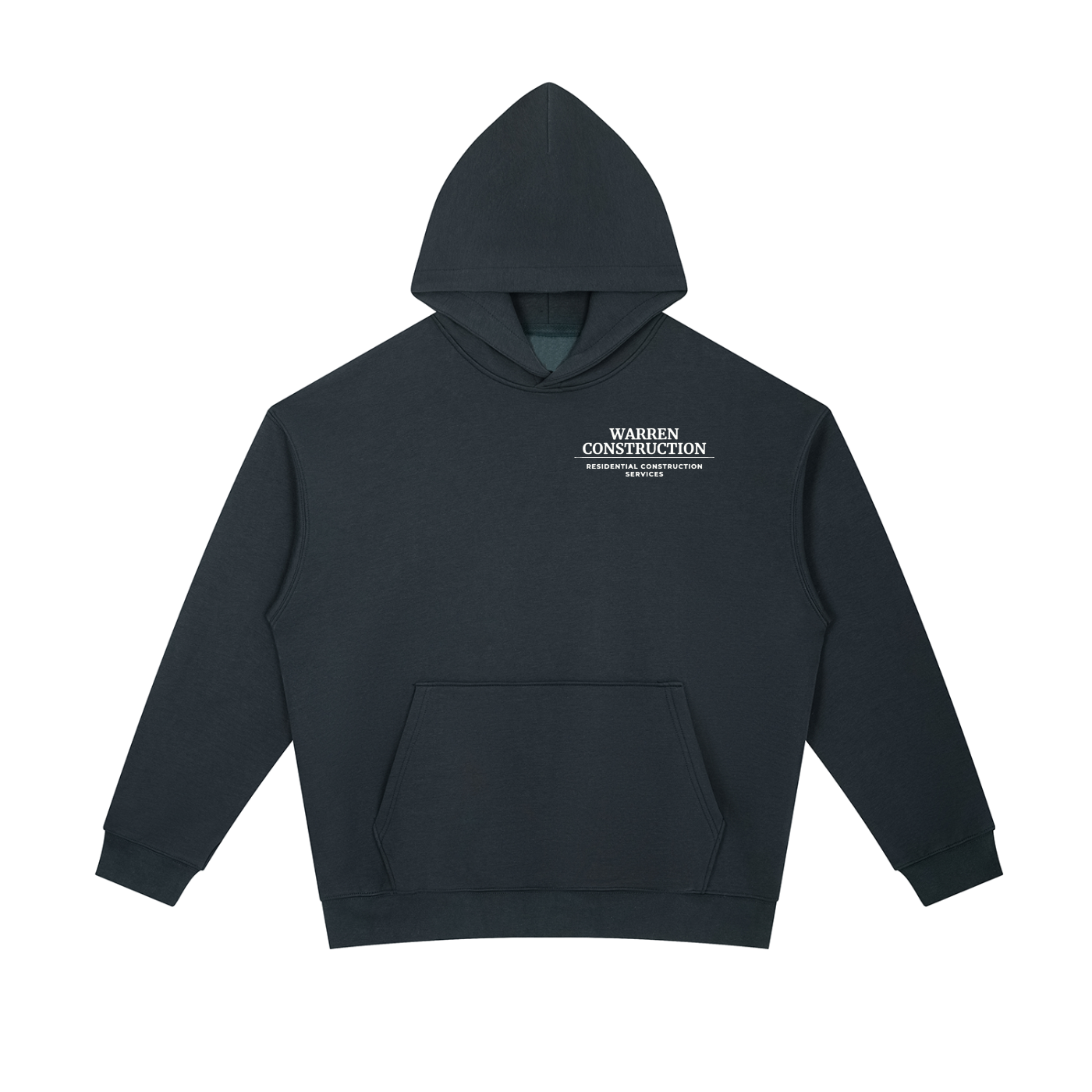Plus size hoodie / White logo