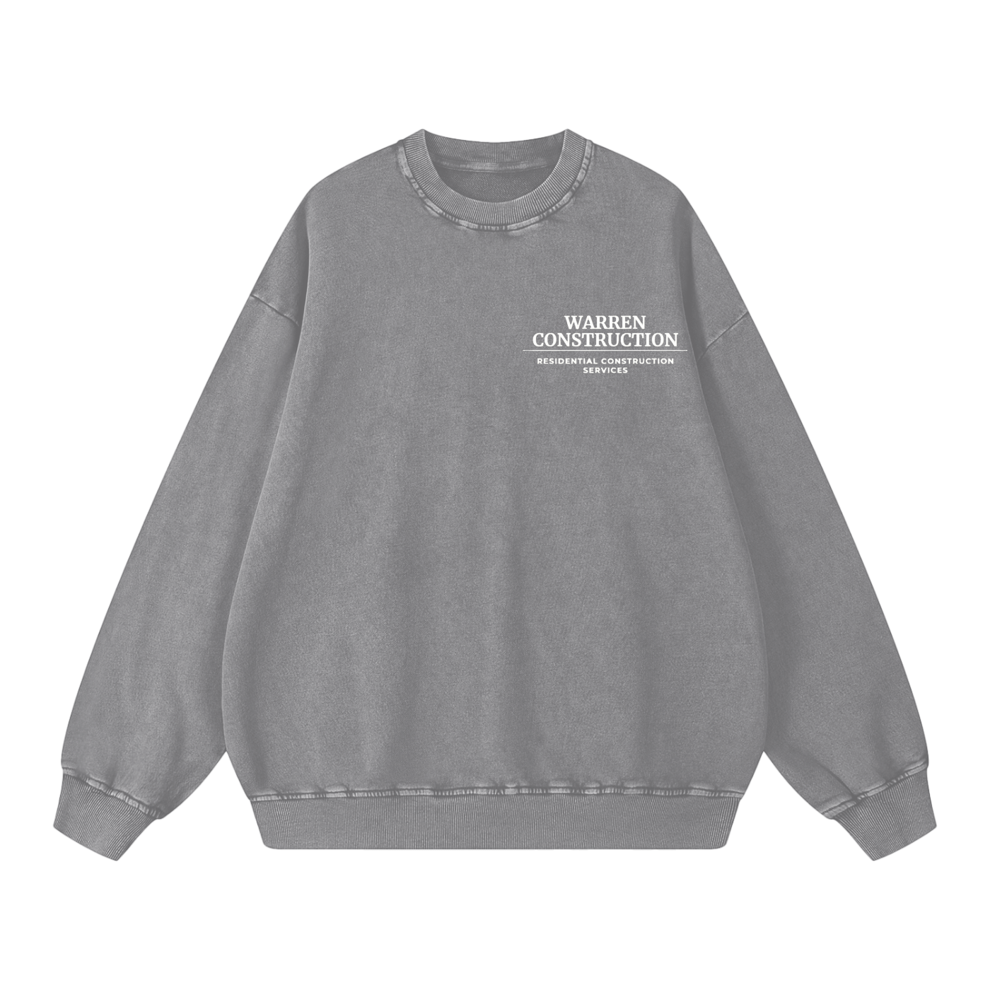 Snow Washed Crew Neck