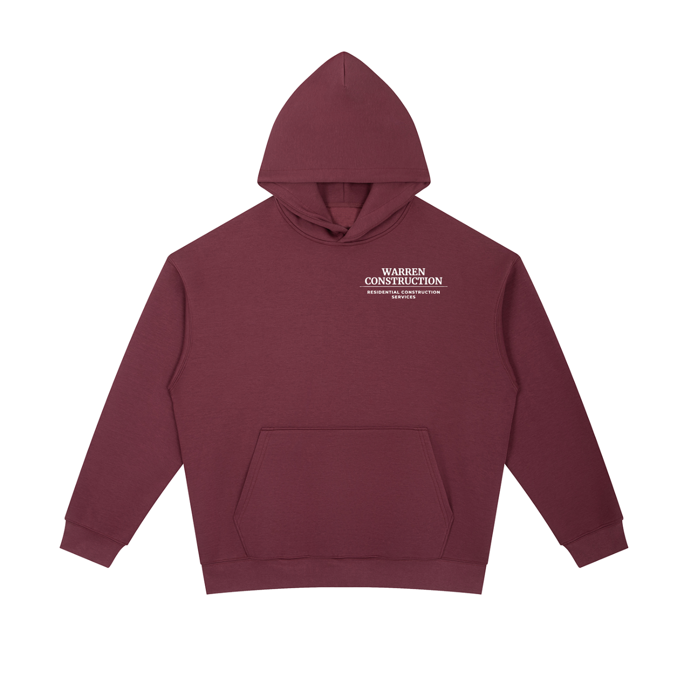 Plus size hoodie / White logo