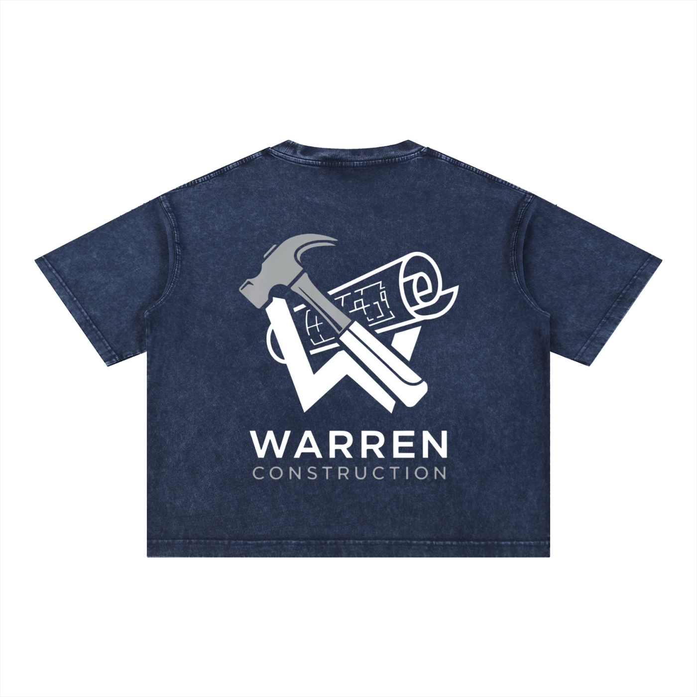 Washed T-Shirt / White logo