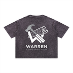Washed T-Shirt / White logo