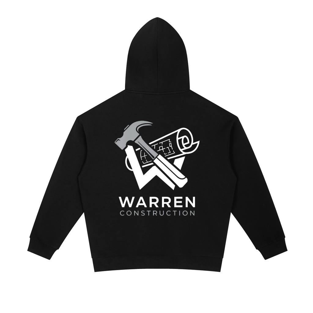 Plus size hoodie / White logo