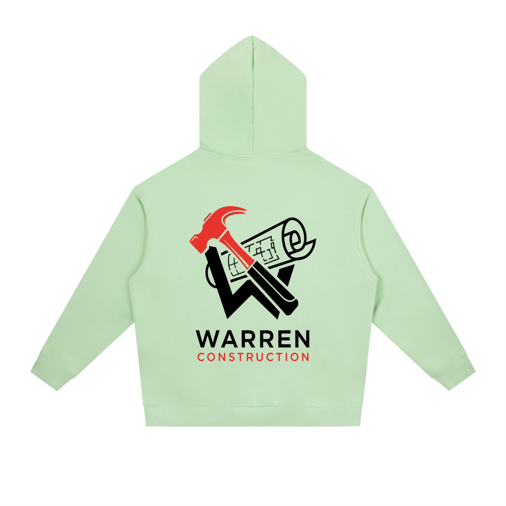 (Plus Size) Heavyweight Hoodie / Black logo