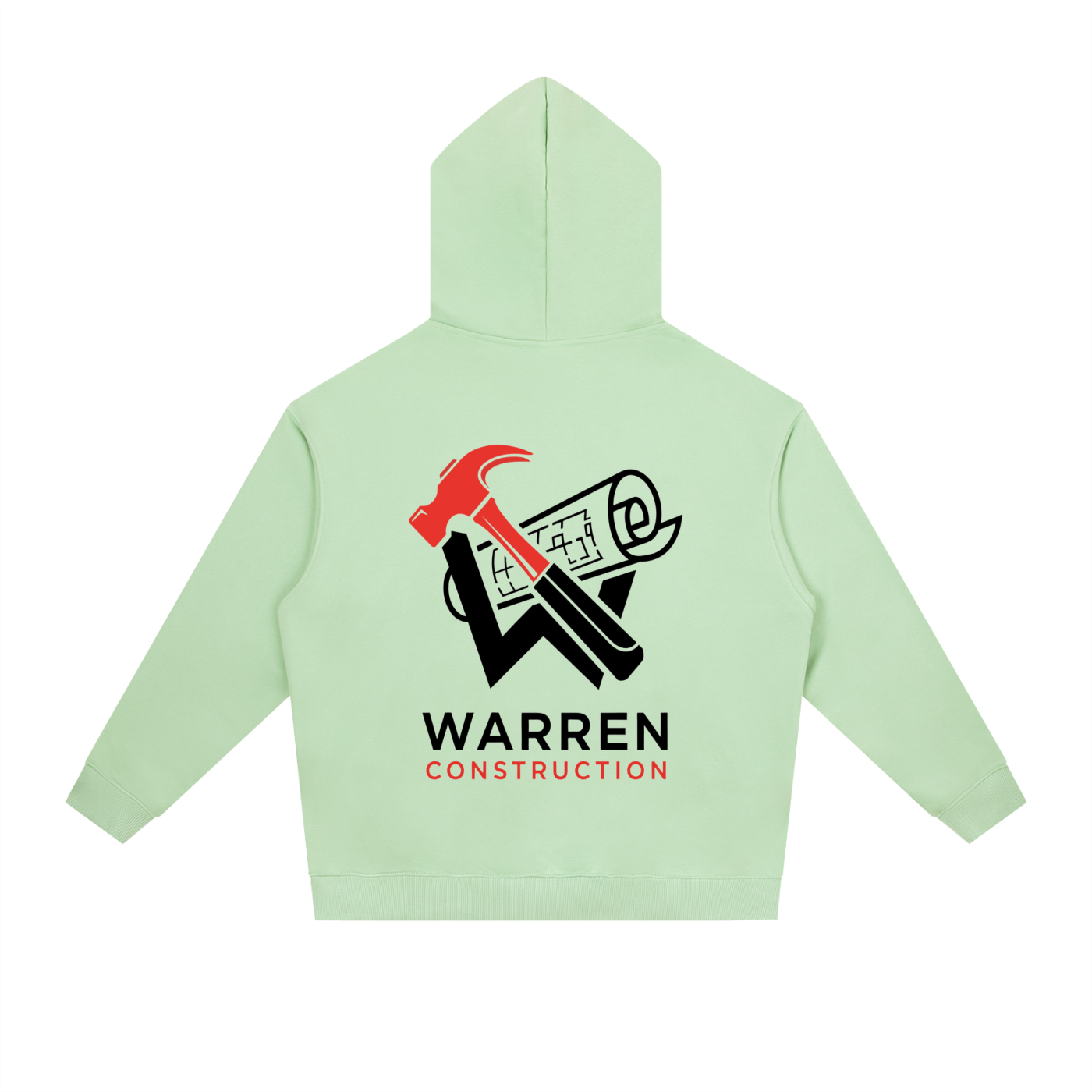 (Plus Size) Heavyweight Hoodie / Black logo