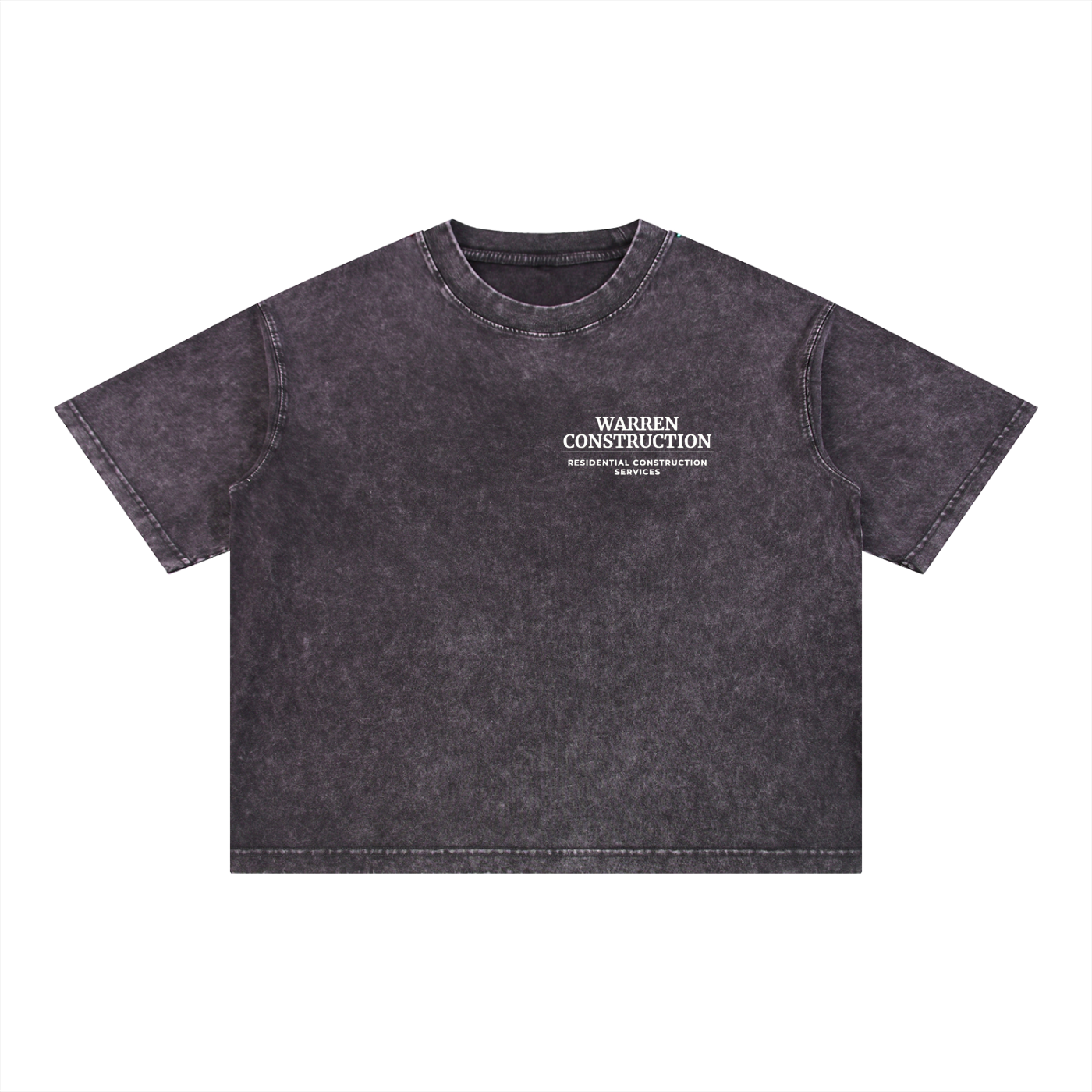 Washed T-Shirt / White logo