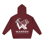 Zip up Hoodie / White logo