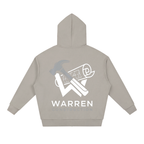 Zip up Hoodie / White logo