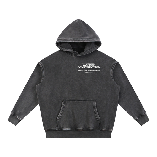 Oversize Hoodie / White logo